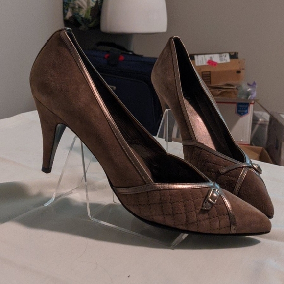 Amalfi brown heels / pumps - Picture 2 of 7